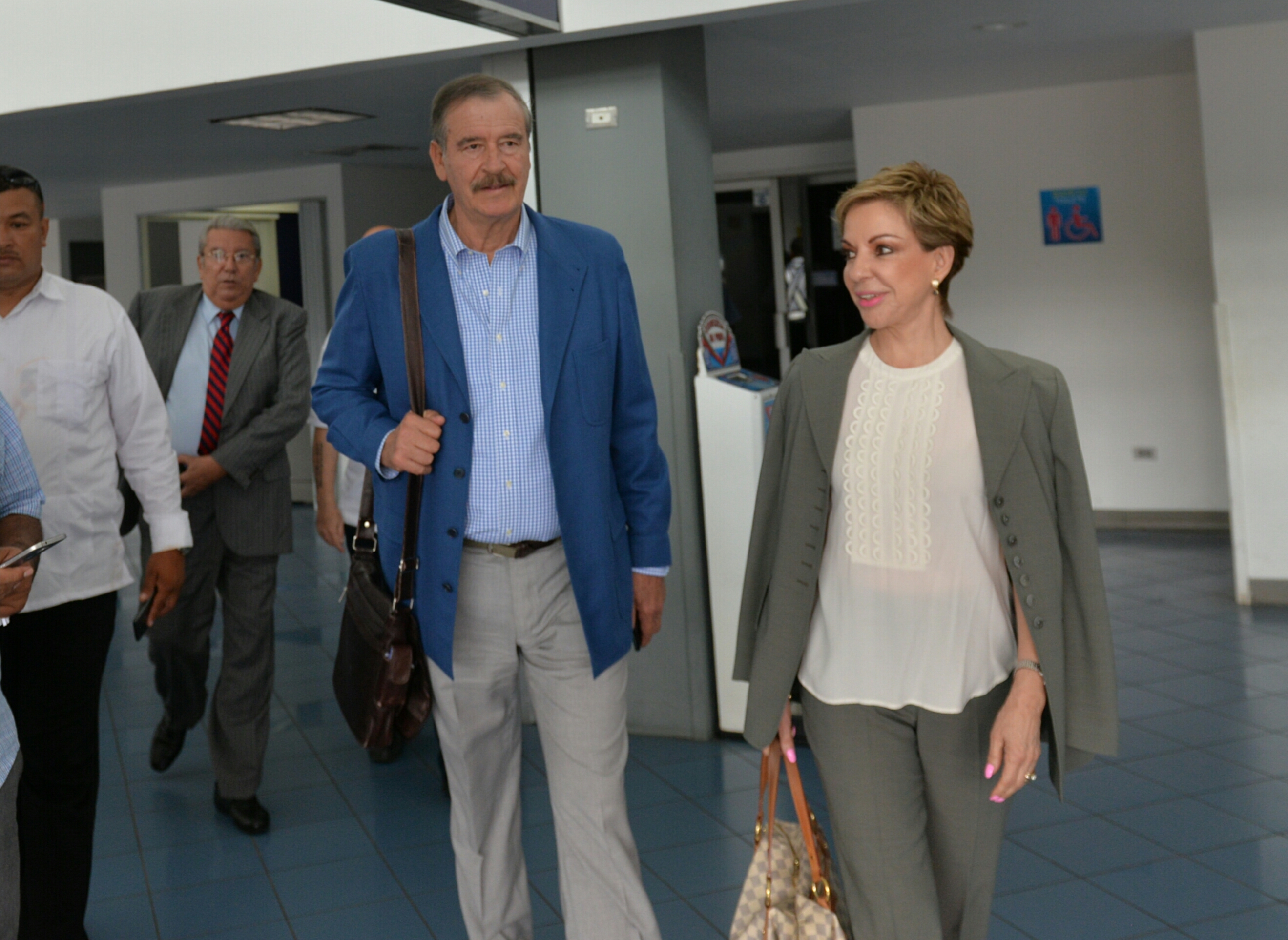 Ex presidente de México Vicente Fox llega a Nicaragua para hablar del Nafta