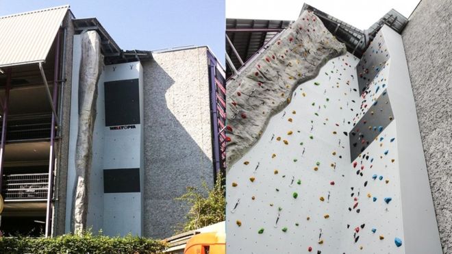 ¿Por qué algunos hospitales en Alemania y Austria tienen paredes de escalada para sus pacientes?