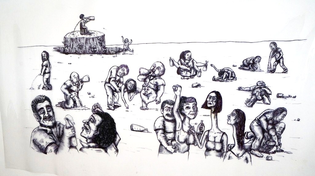 Artistas de Centroamérica exponen trazos que critican al poder  