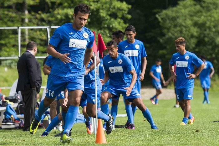 La Selección Nicaragüense de Futbol entrenó la mañana de este viernes en Cleveland y preparó sus posibles variantes para enfrentar a Estados Unidos. LA PRENSA/JADER FLORES/CLEVELAND, EE.UU.