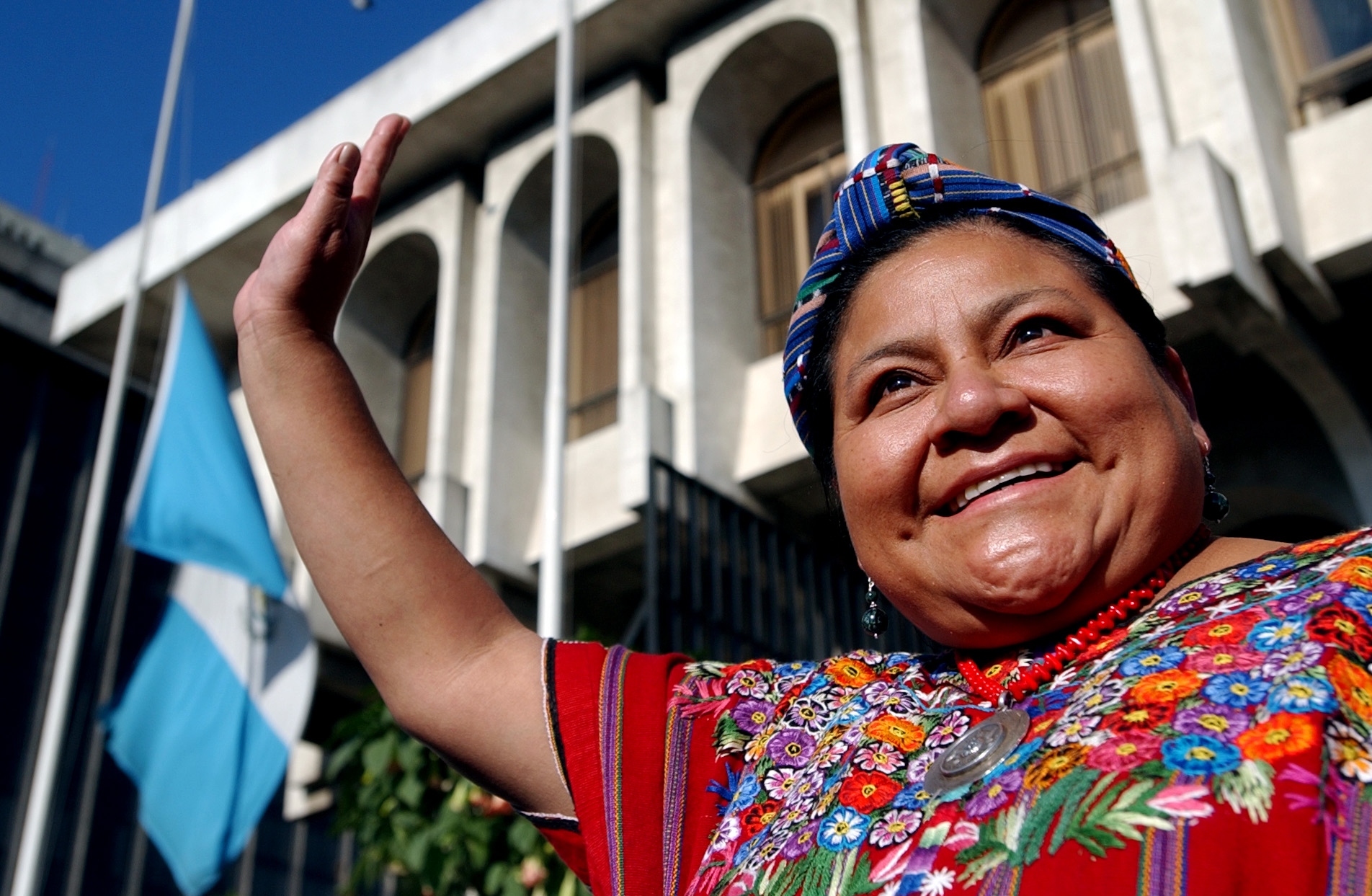 Rigoberta Menchú Premio Nobel de la Paz 1992. LAPRENSA / AP