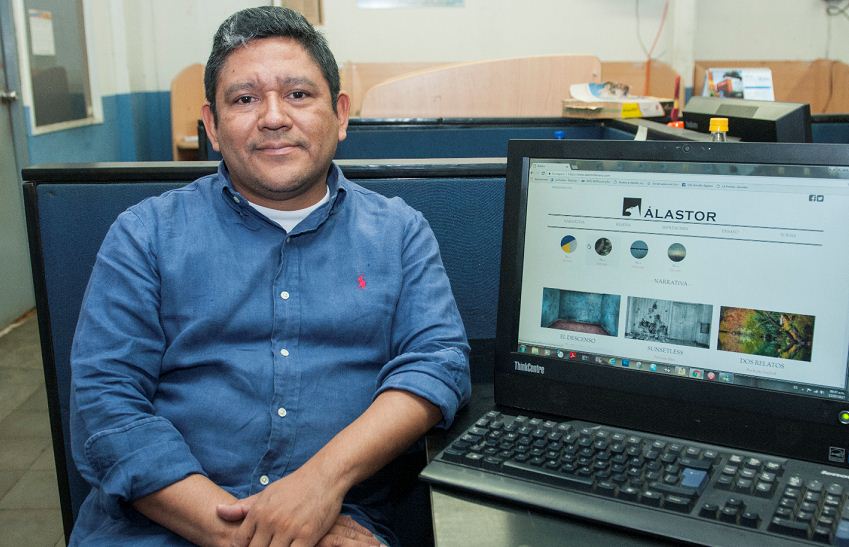 Barman Bans, director de Alastor, dijo que la meta de esta revista digital es proyectarse con calidad a nivel internacional y crear su propio sello editorial. LA PRENSA/WILMER LÓPEZ