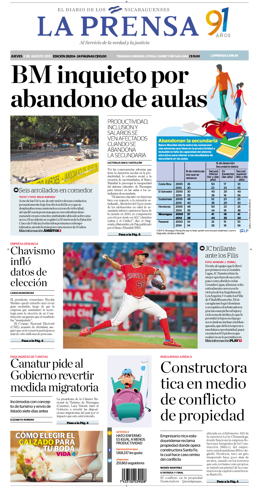 Portada impresa 3-08-2017