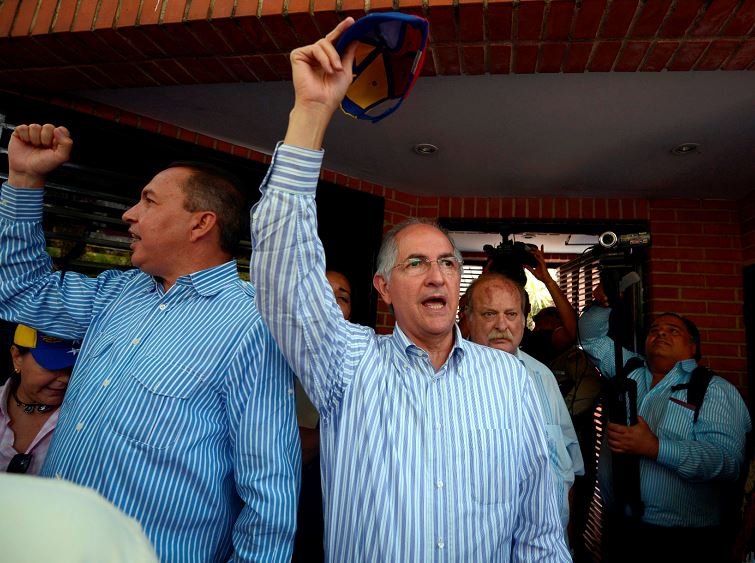 Antonio Ledezma vuelve a quedar bajo arresto domiciliario