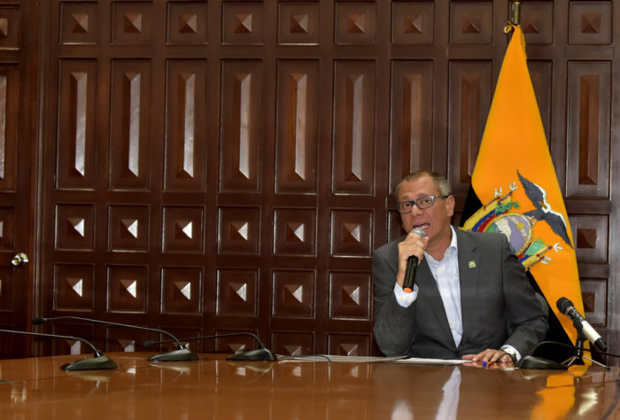 Más acusaciones de corrupción contra vicepresidente de Ecuador