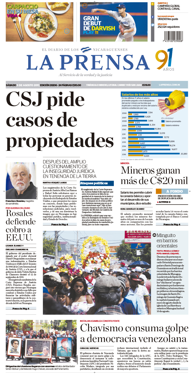 Portada impresa 5-08-2017