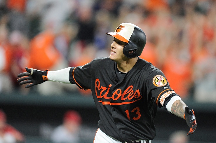 Manny Machado aplastó a los Angelinos con tres cuadrangulares
