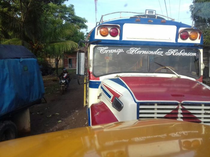 Protestan para que se controle el horario de circulación de una ruta en Alamikamba, Caribe Norte