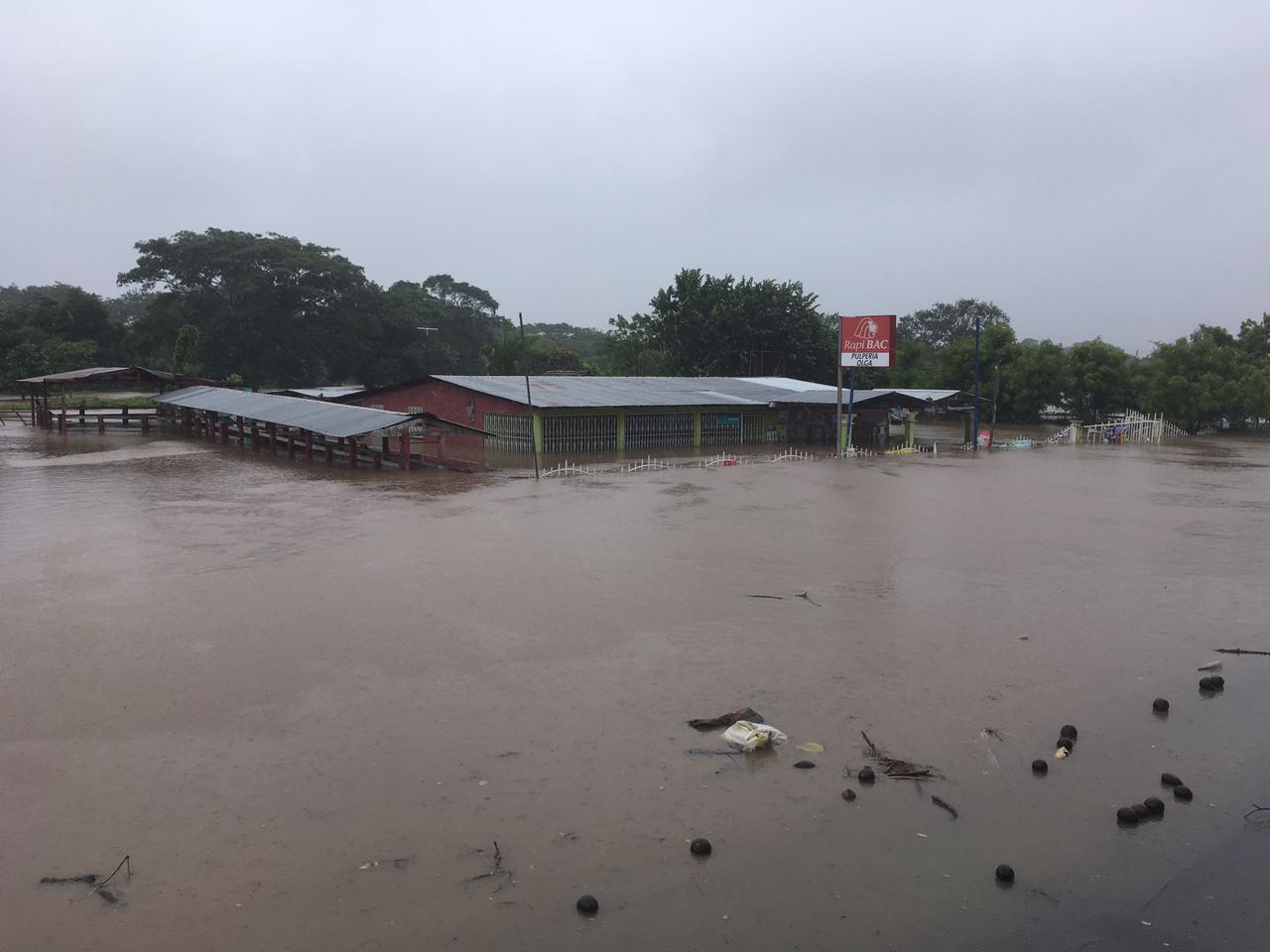 inundaciones, nate, tormenta nate, nandaime