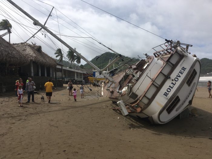 San Juan del Sur, Rivas, nate, tormenta Nate, inundaciones