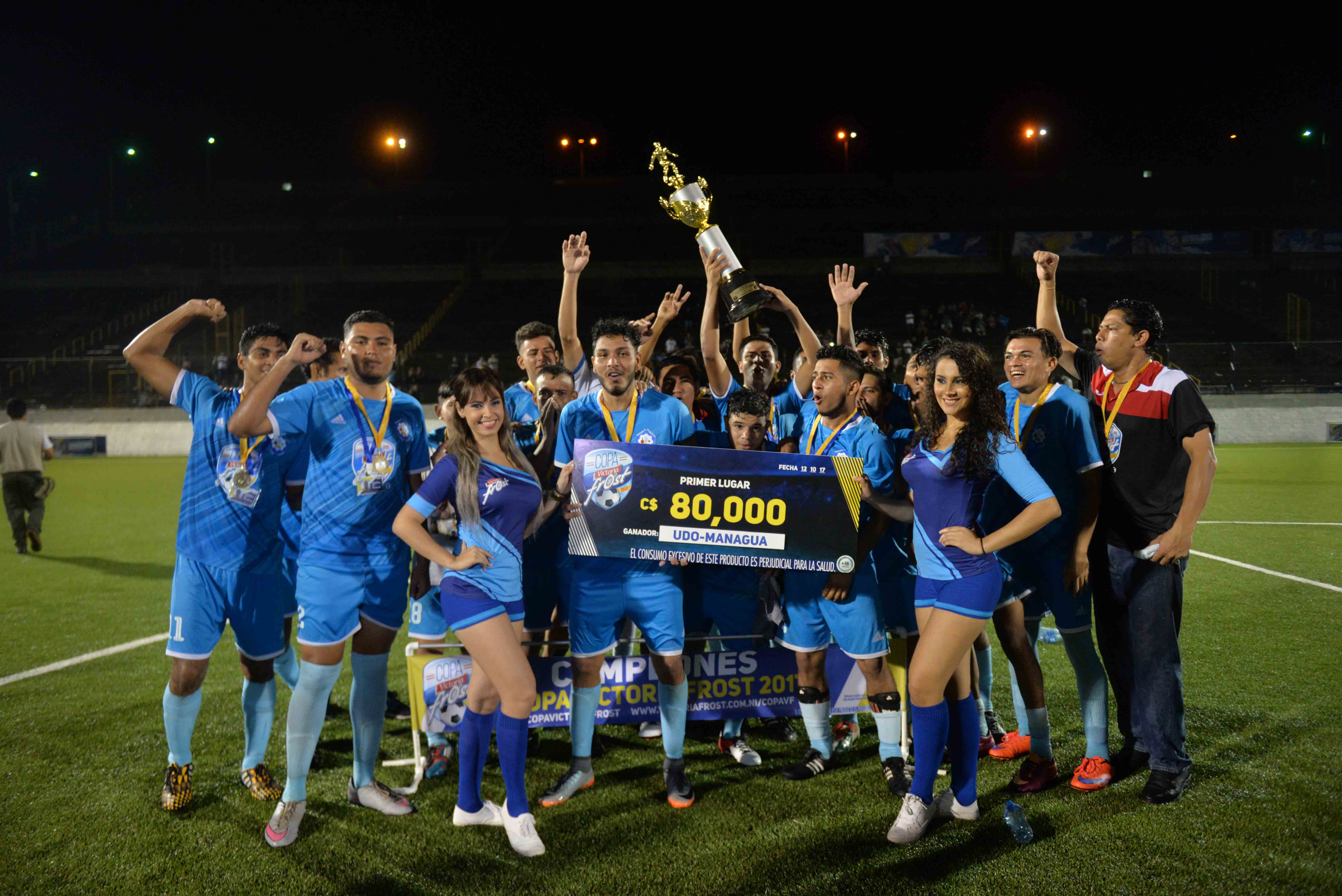 UDO Managua se corona campeón de la Copa Victoria Frost