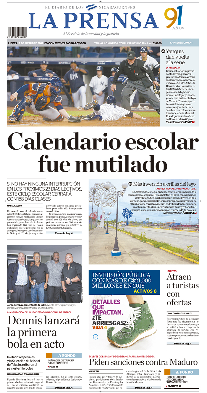 Portada impresa 19-10-2017