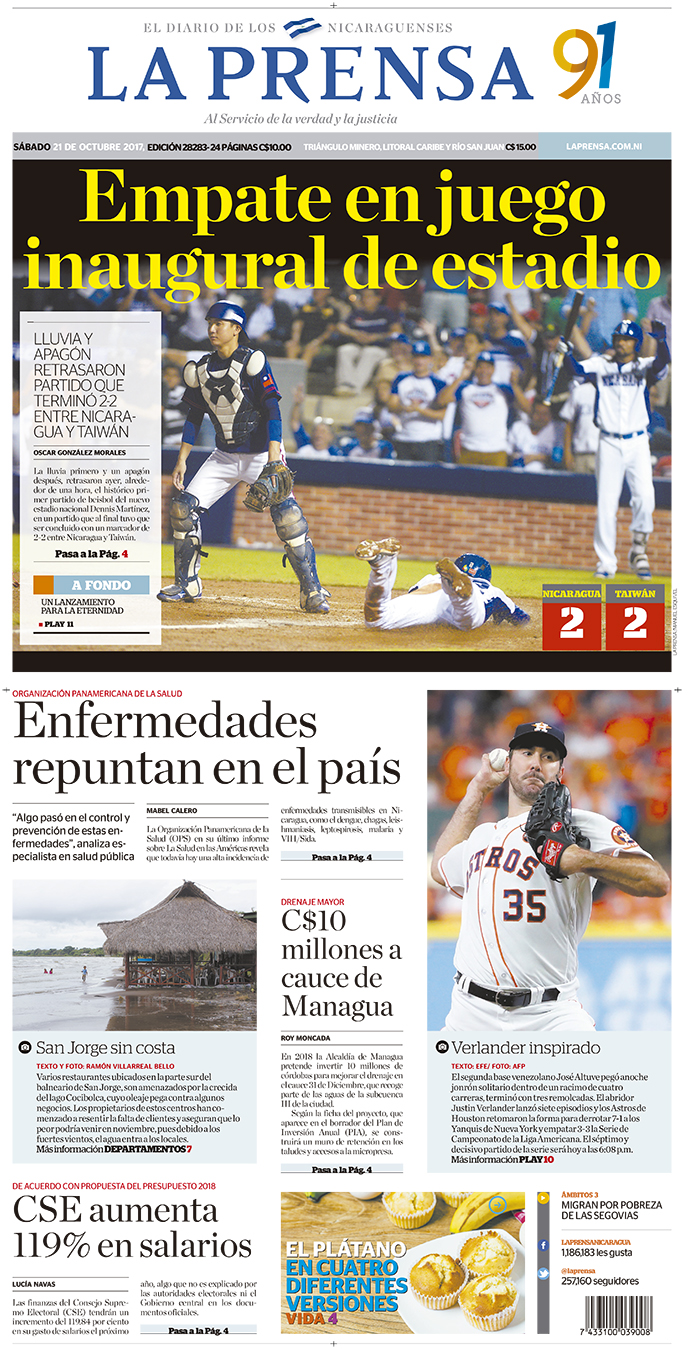 Portada impresa 21-10-2017