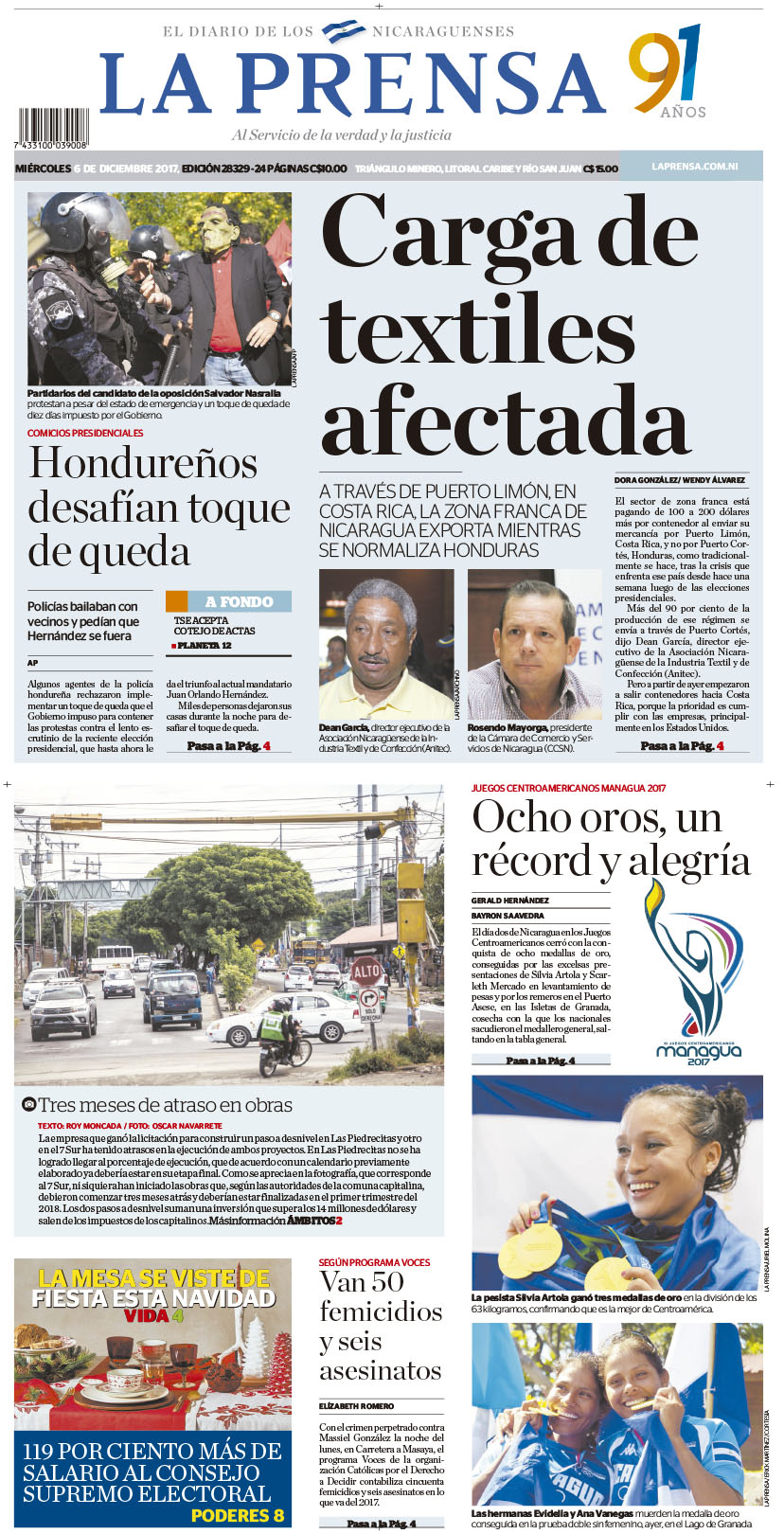 Portada impresa 06-12-2017