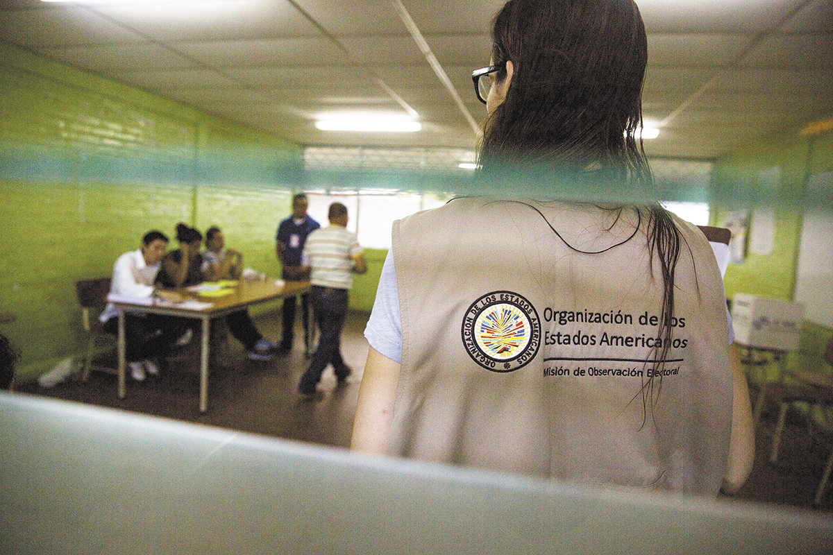 OEA. informe final, elecciones Nicaragua, Wilfredo Penco