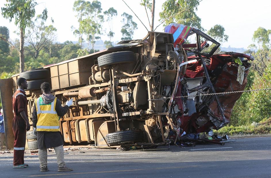 Kenia, accidente de tránsito