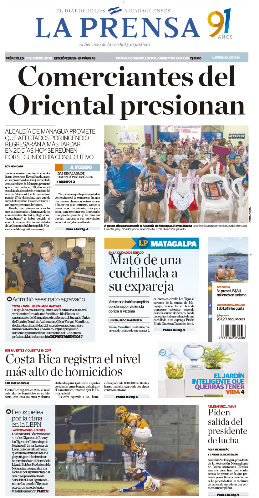 Portada impresa 03-01-2017
