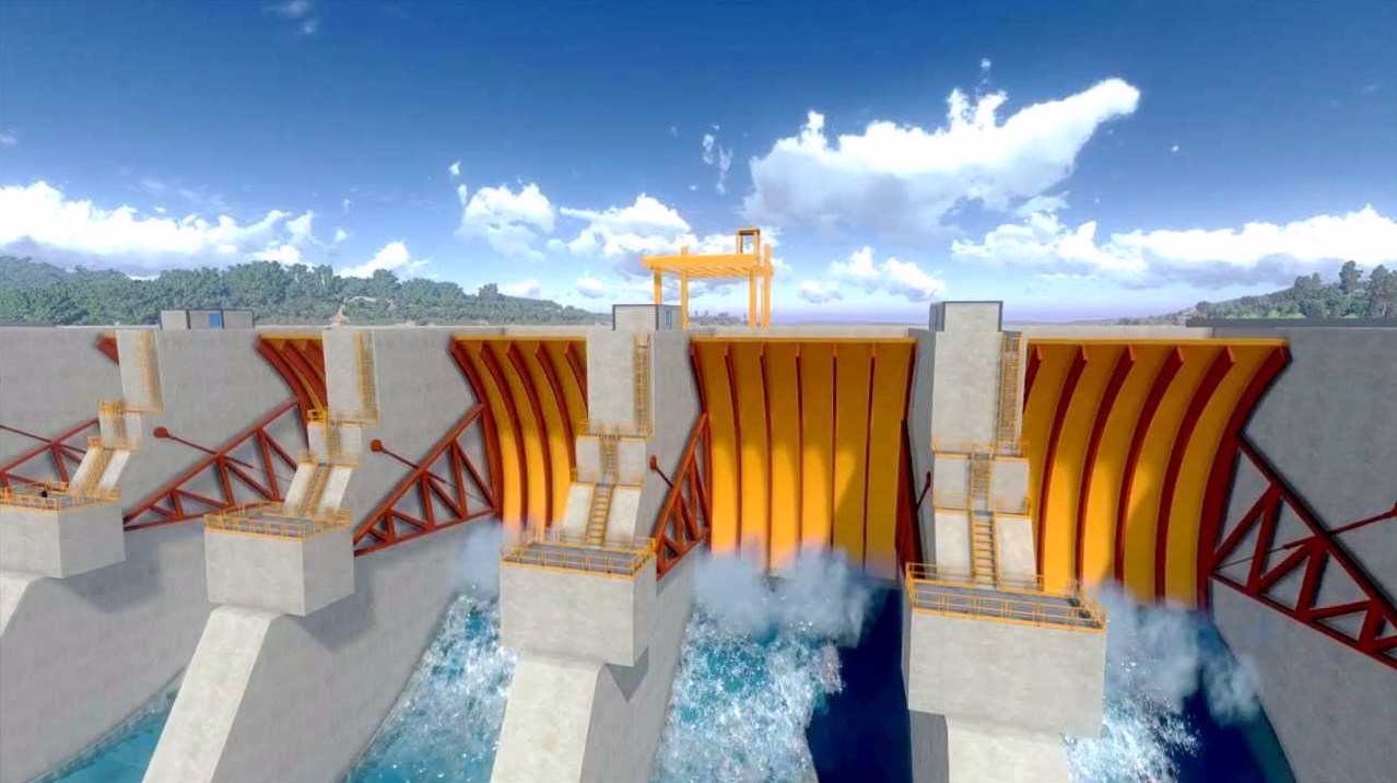 Maqueta del proyecto hidroeléctrico Tumarín. LA PRENSA/ CAPTURA