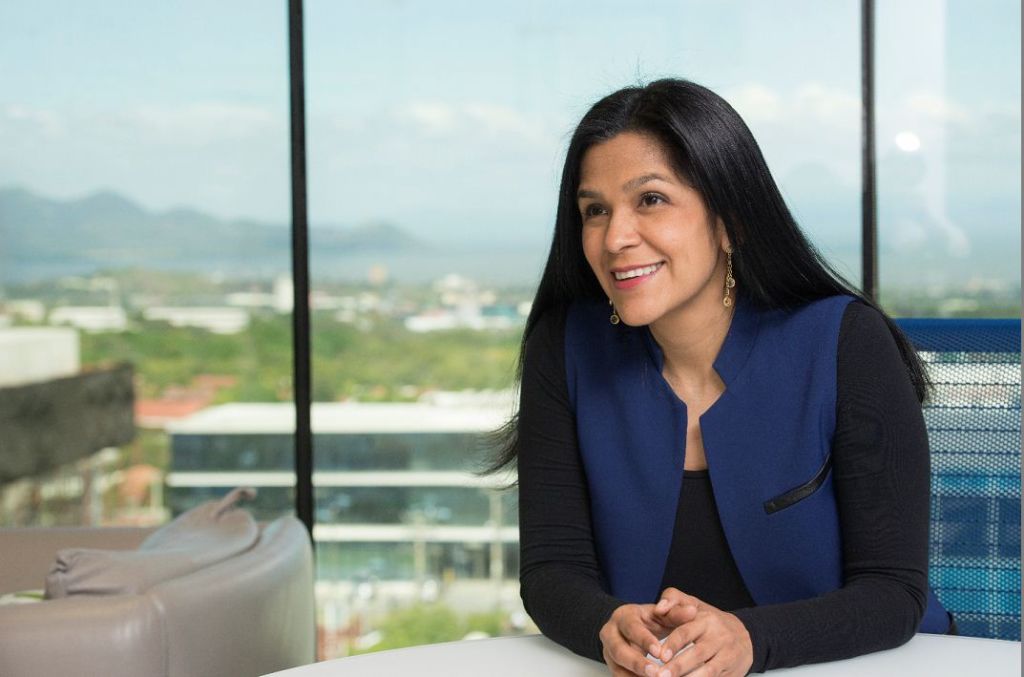 Maria Nelly Rivas, la nueva presidenta de Amcham. LA PRENSA/ URIEL MOLINA