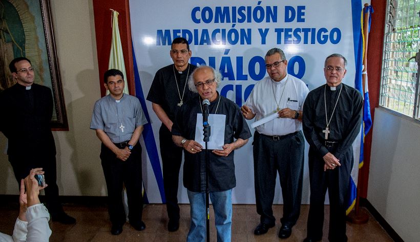 Iglesia salvadoreña rechaza violencia en Nicaragua y se solidariza con los obispos del país