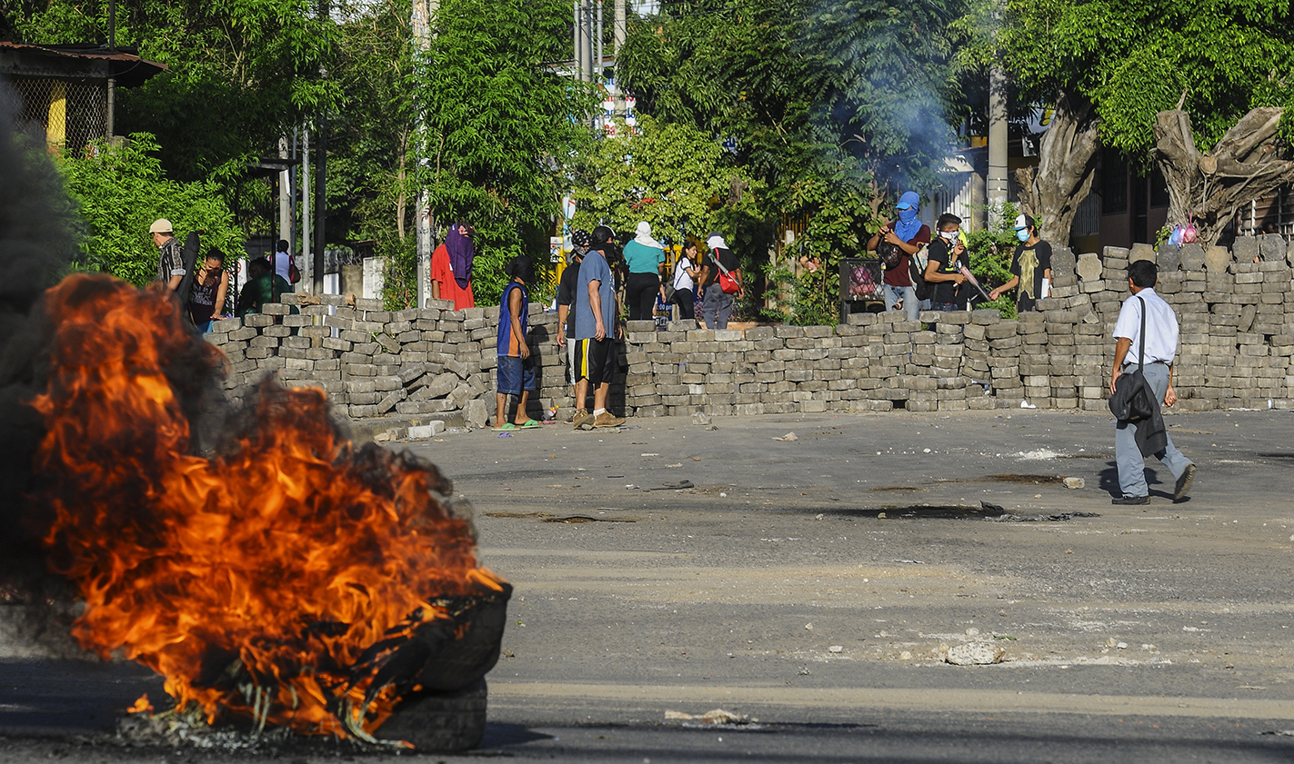 Managua cambia de rostro y ahora luce como zona de guerra