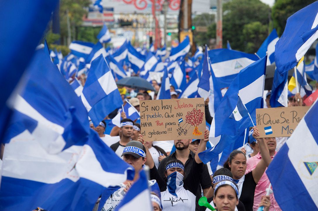 Más de 2,000 marchas contra Ortega invalidan tesis de golpe de Estado, según Funides