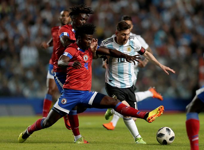 Con triplete de Messi, Argentina se despidió con una goleada ante Haití