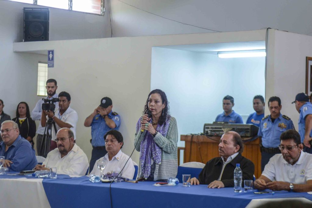 Rosario Murillo, Diálogo Nacional, represión, delincuencia,