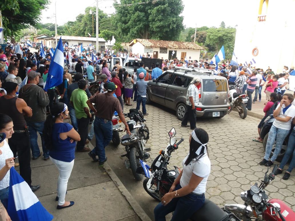 Protestas, plantones y marchas contra Daniel Ortega en Nueva Segovia y Madriz