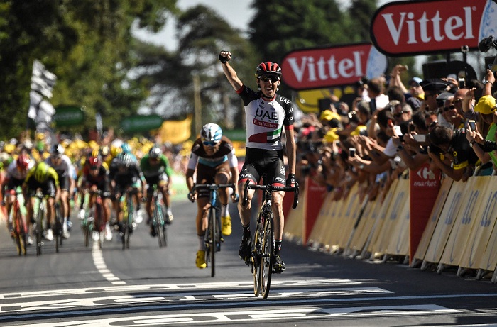 Dan Martin ganó la sexta etapa del Tour de Francia, la segunda victoria en su carrera. LA PRENSA/AFP / Marco BERTORELLO
