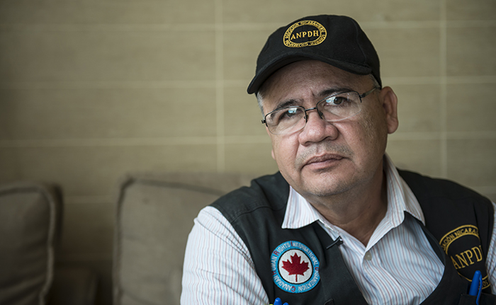 Álvaro Leiva, secretario ejecutivo de la Asociación Nicaragüense Pro Derechos Humanos (Anpdh). LA PRENSA/ ÓSCAR NAVARRETE