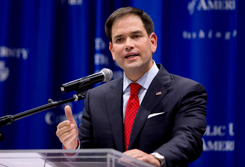 Marco Rubio, senador republicano de Estados Unidos. LA PRENSA/ ARCHIVO/ AP