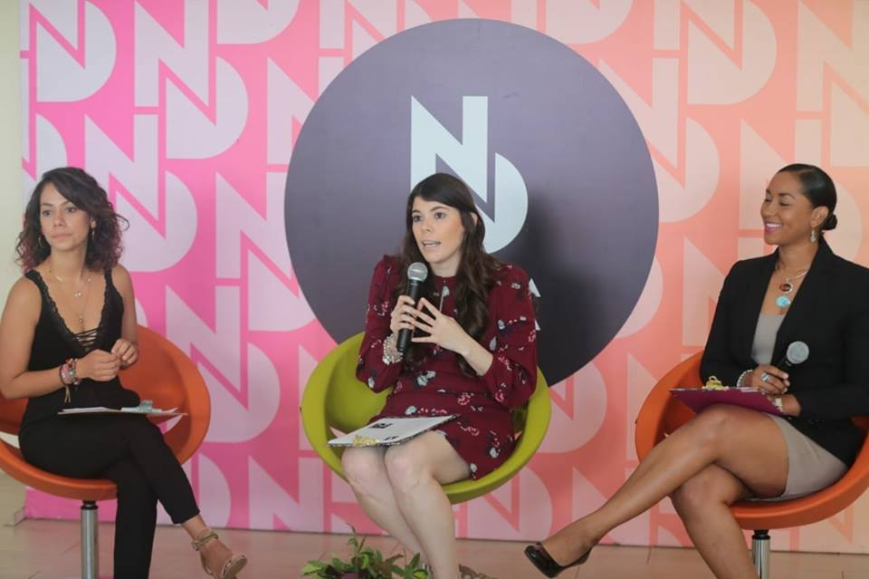 La directora de la Cinemateca Nacional y todavía esposa de Juan Carlos Ortega Murillo, Idania Castillo; la directora de Nicaragua Diseña y Canal 13, Camila Ortega; y directora del Instituto Nicaragüense de Turismo, Anasha Campbell. LA PRENSA/FACEBOOK