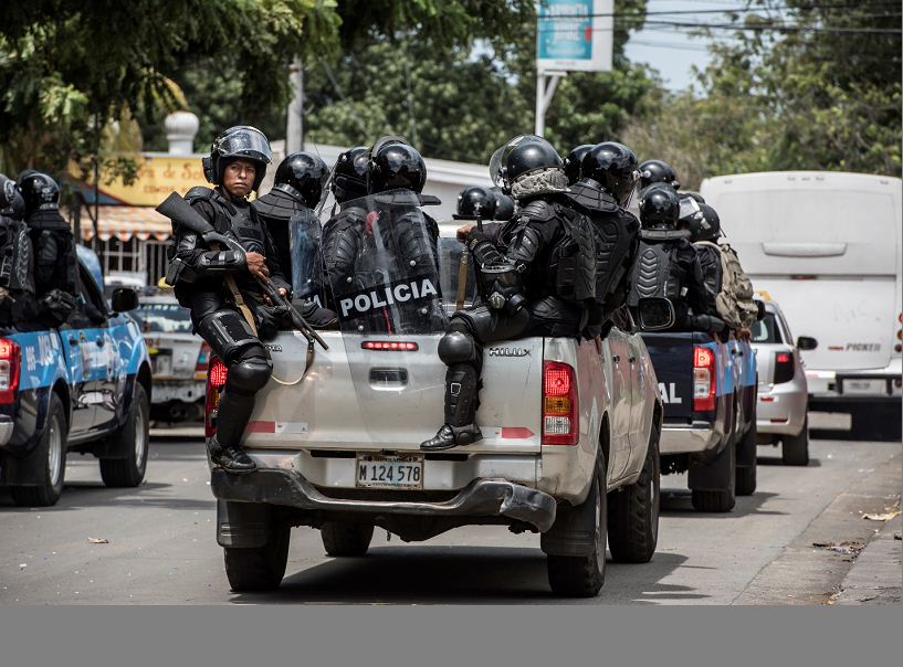 estado, antimotines, Daniel Ortega