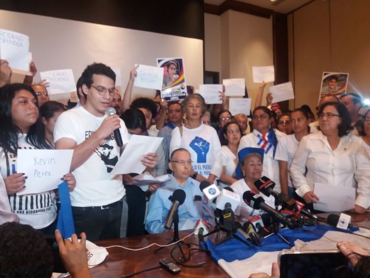 Unidad Azul y Blanco enviará carta al papa Francisco sobre crisis de Nicaragua