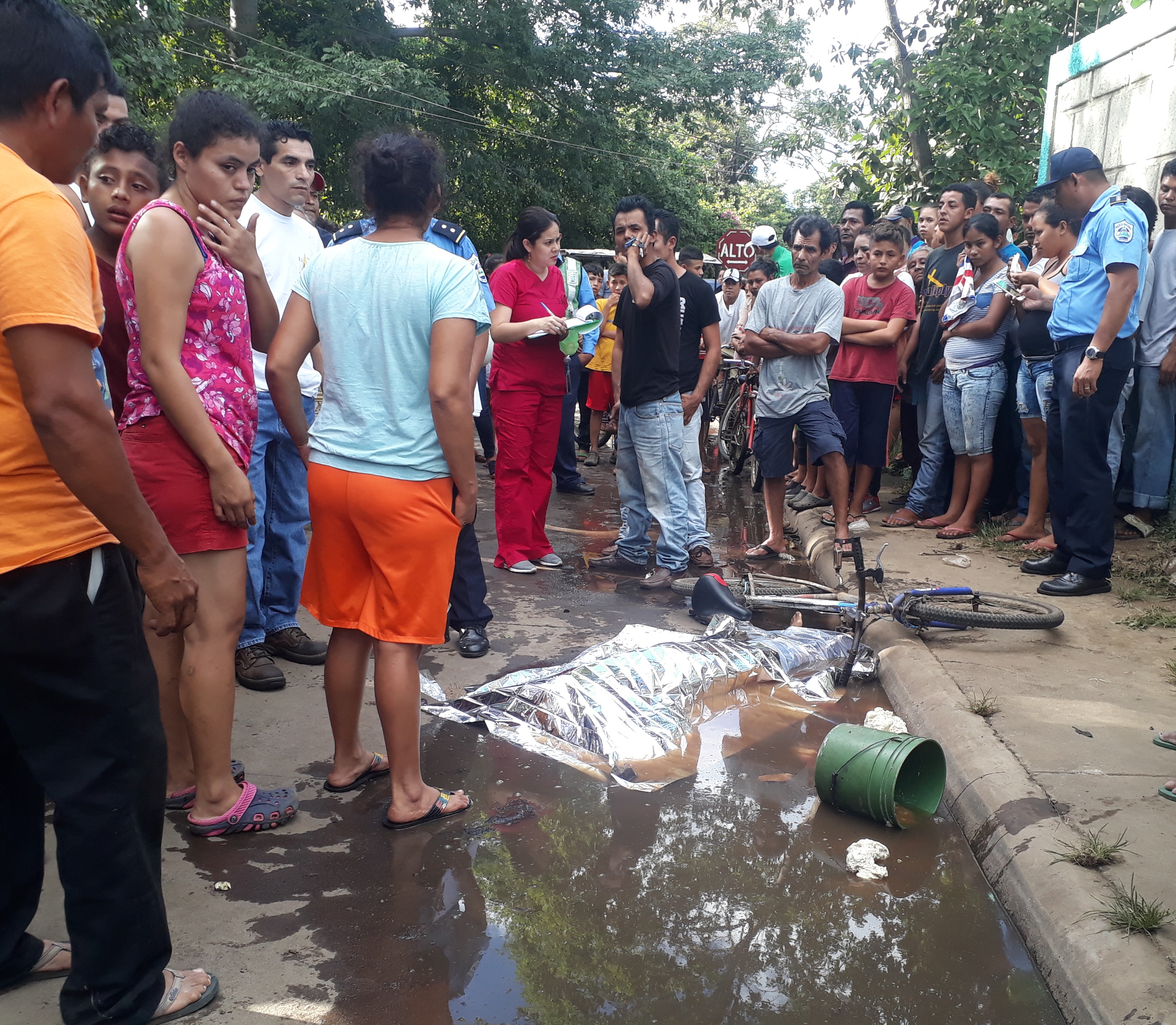 Una niña de ocho años muere arrollada por un tractor en El Viejo, Chinandega