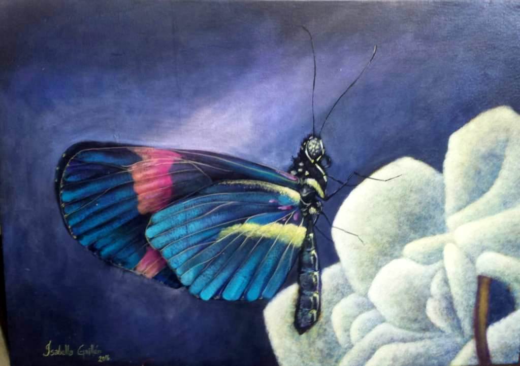 Blanca Isabella Guillén realiza su primera exposición de paisajes y fauna exótica