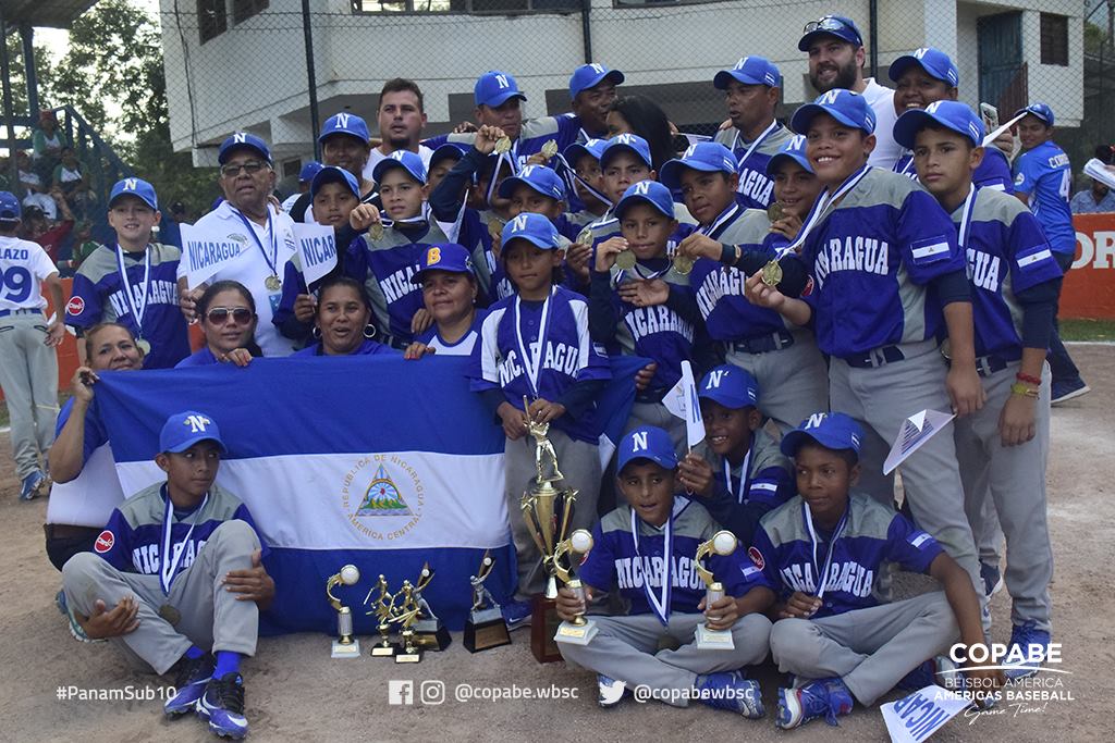 Nicaragua hace historia en Sub-10: Tricampeona panamericana