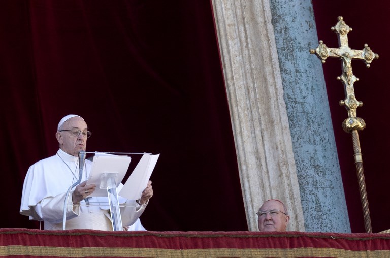 Papa Francisco pide una «política de paz»