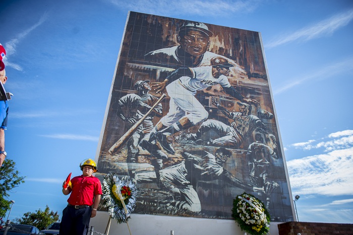 Roberto Clemente es honrado cada año por el gran sacrificio que hizo pensando en el bienestar de los nicaragüenses afectados por el terremoto. LA PRENSA/ARCHIVO/CARLOS VALLE