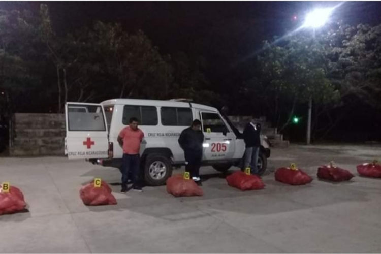 Roban ambulancia de la Cruz Roja Nicaragüense para trasladar  droga