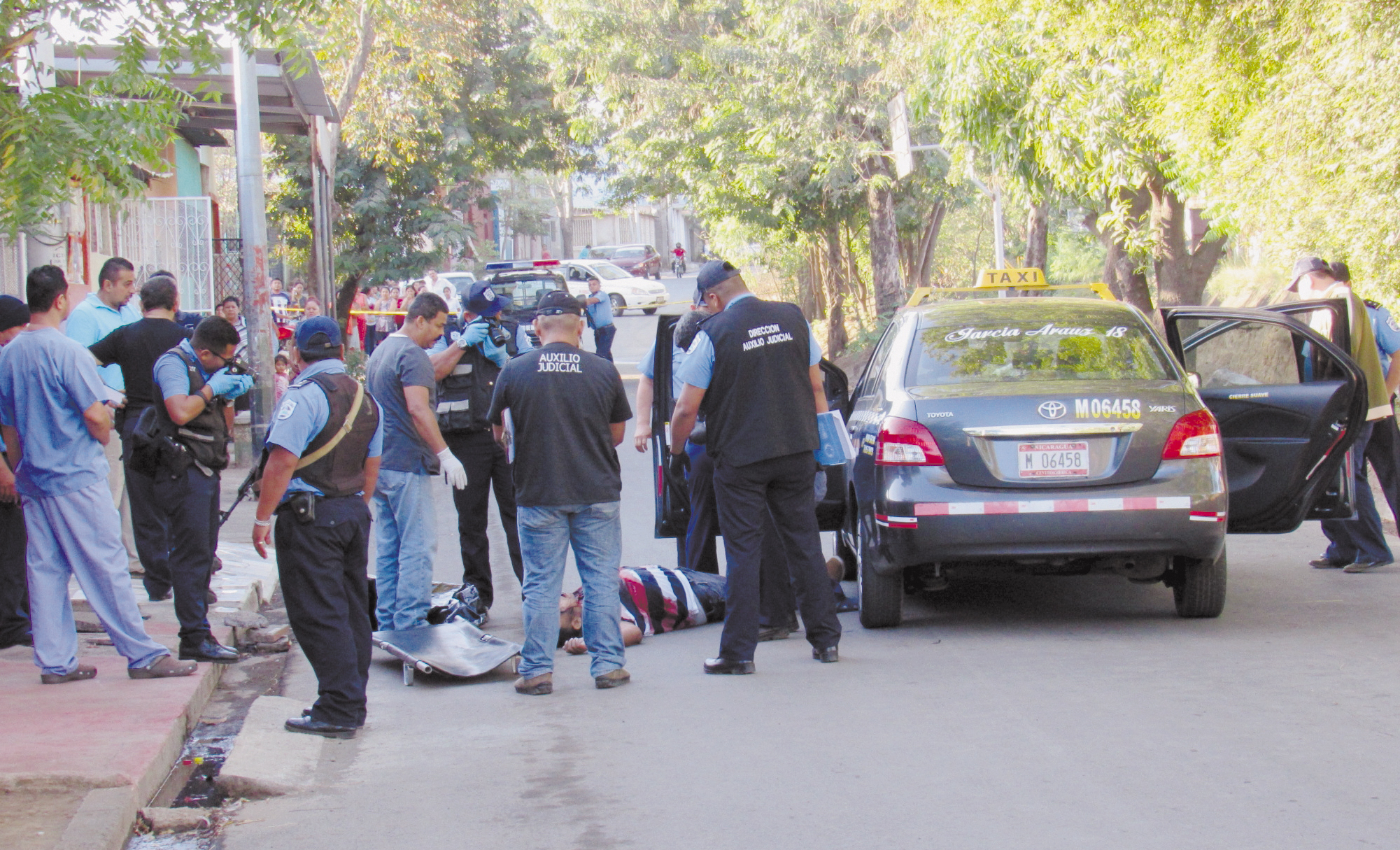 Matan a balazos a un taxista durante un asalto en Managua