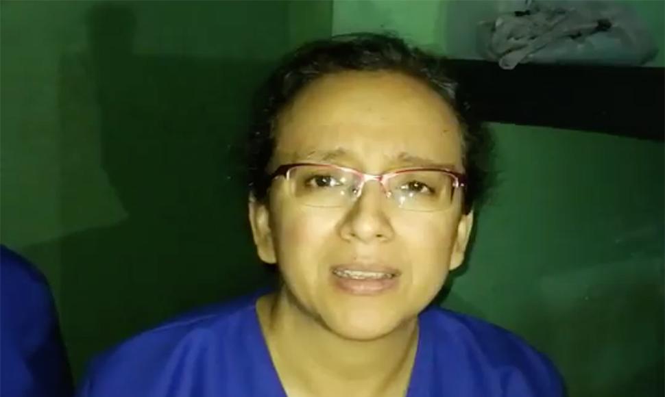 La periodista Lucía Pineda Ubau se mantuvo más de un mes detenida en las celdas de El Chipote. LA PRENSA/ CAPTURA