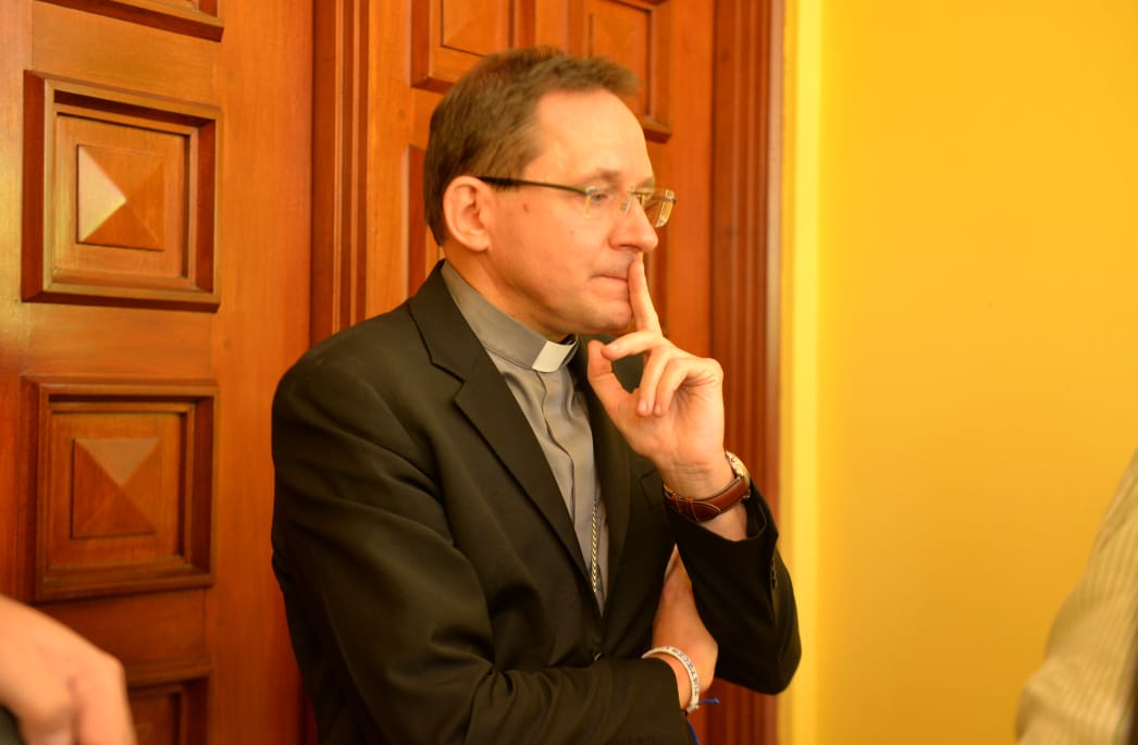 El nuncio apostólico en Nicaragua Stanislaw Waldemar Sommertag. LA PRENSA/ JADER FLORES