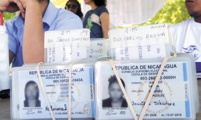 cédulas de identidad