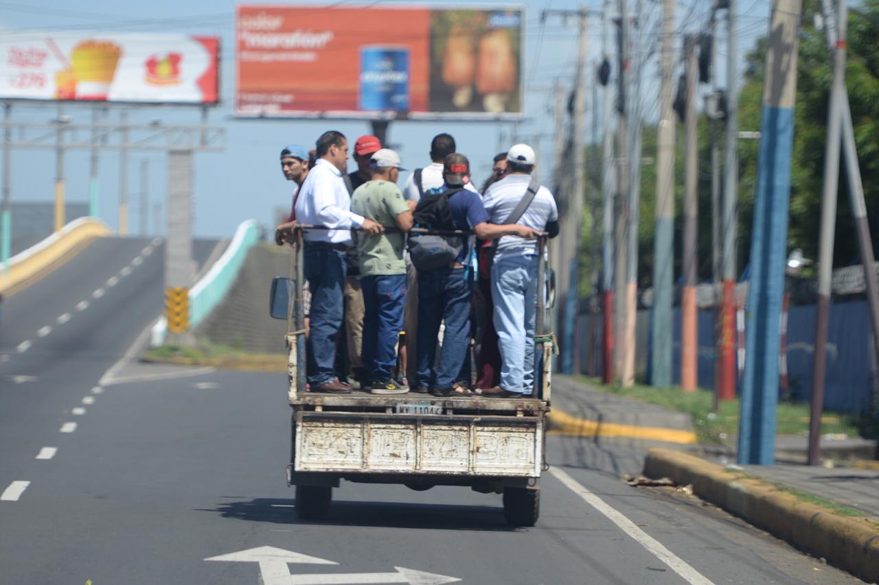 Managua se queda sin buses otro 19 de julio