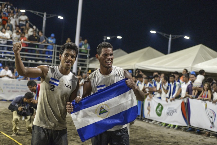 Voleibolistas nicas en acción en Juegos Panamericanos de Lima 2019