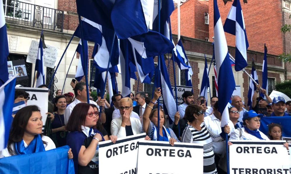 marcha, nicaragüenses, exilio, EE.UU., Alianza Cívica, UNAB oposición, comisión de alto nivel