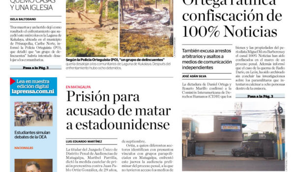 Portada impresa 4-10-2019