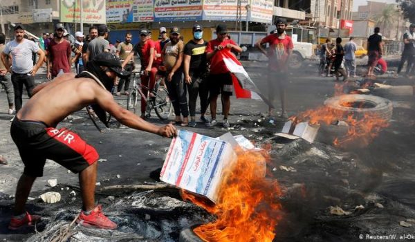 Ola de protestas en la capital de Irak deja al menos 60 muertos